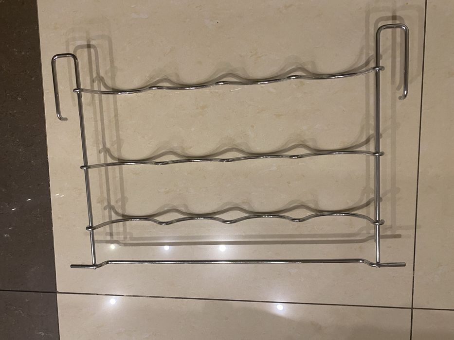 Oryginalna metalowa półka na wino do lodówki szer 60cm SMEG 50's Style