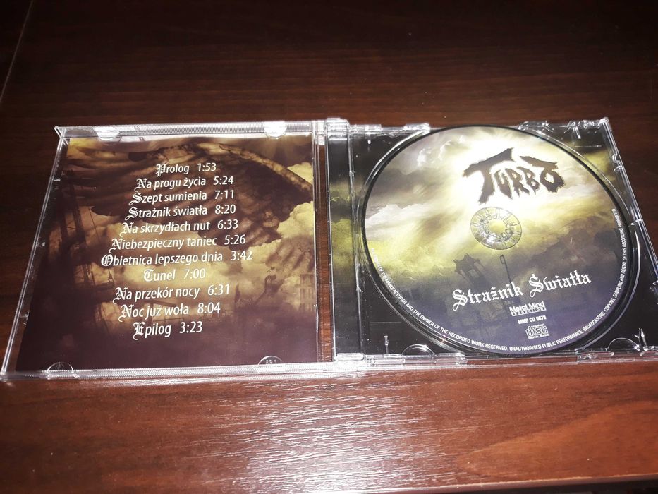 Turbo - Strażnik Światła CD Autografy kat sodom vader kreator stos dio