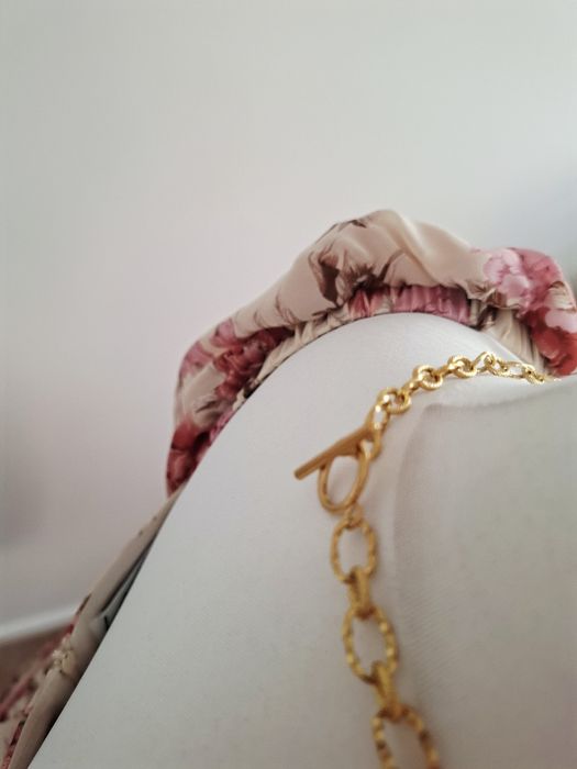 Naszyjnik handmade choker z naturalnych kamieni onyks