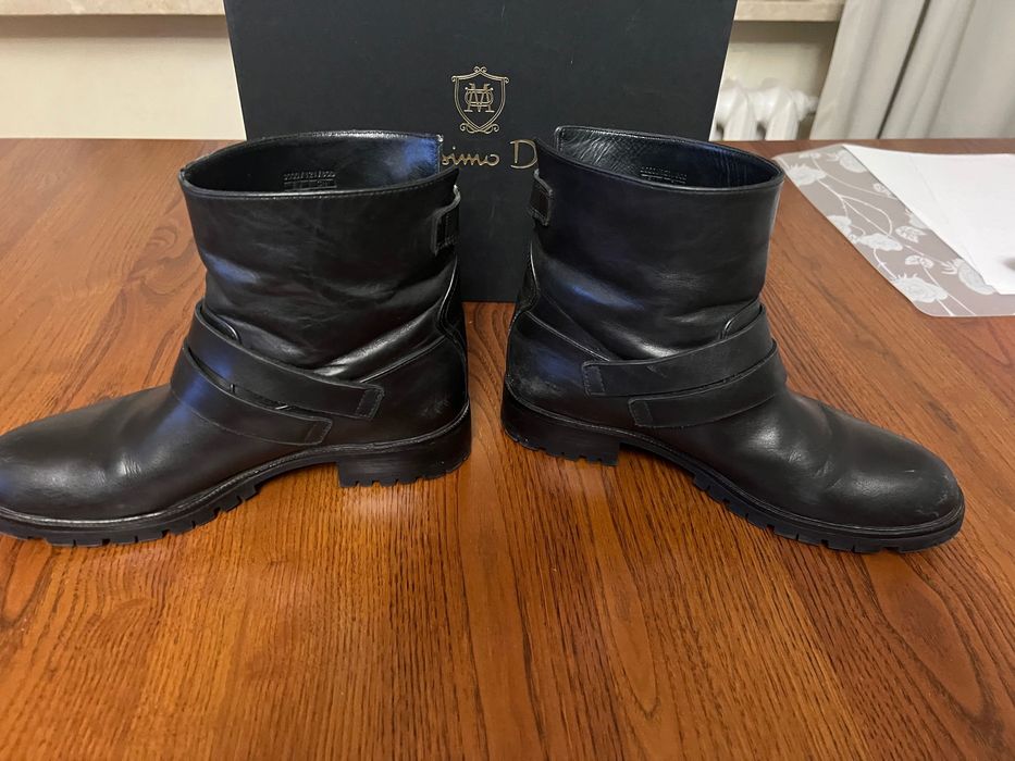 Skórzane botki Massimo Dutti