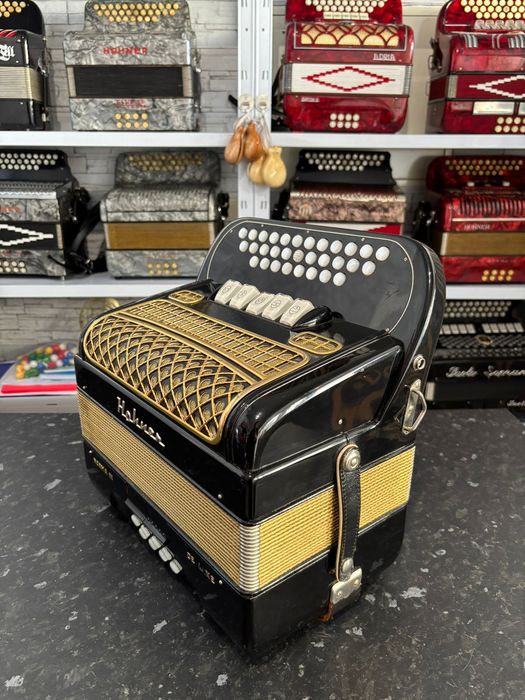 Concertina Hohner /Tell  3 voz d’origem