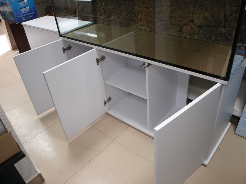 Szafka pod akwarium 150x50x70 prosta , biała