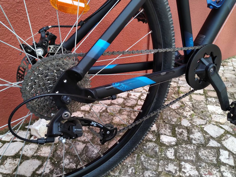 Btwin Rockrider ST120, L, 27,5 (cinza e azul)