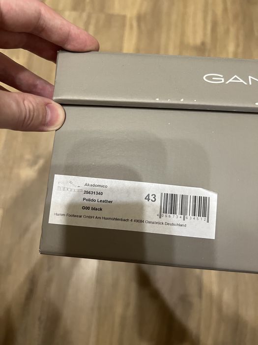 Туфли GANT Akadomico 43 размер