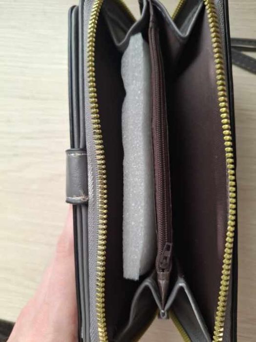 Nowy szary porfel damski