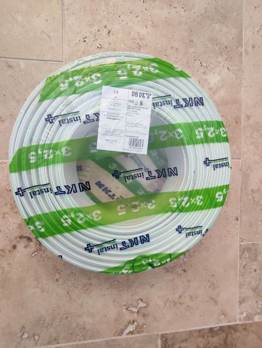 Przewód  NKT  3x2.5 płaski
