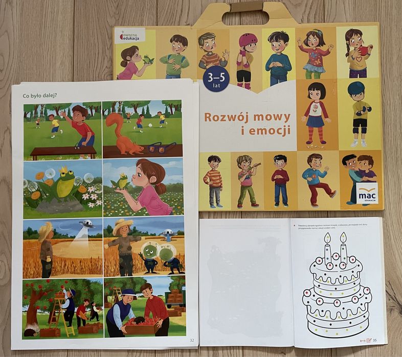 MAC Rozwój mowy i emocji 3-5 lat Tablice demonstracyjne i książka