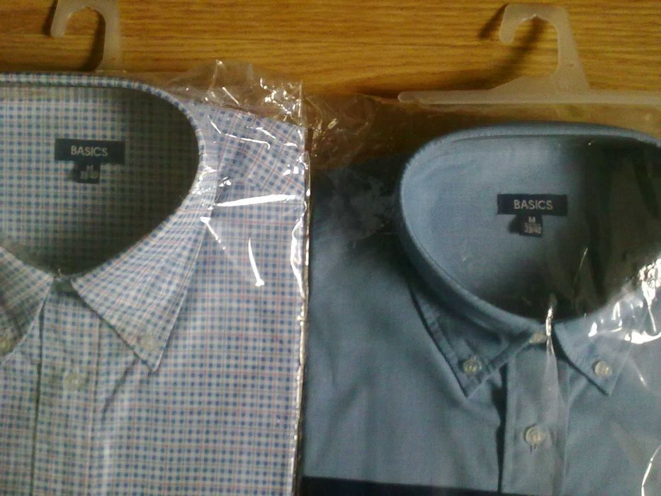 Camisas (2) Manga comprida, masculina (NOVAS)