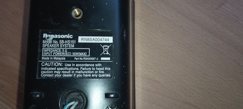 Subwoofer Creative+głośniki  Panasonic