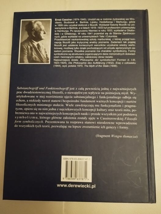 Cassirer substancja u funkcja