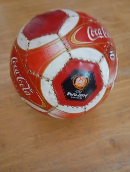 Small Coca-Cola ball commemorating Euro 2004.