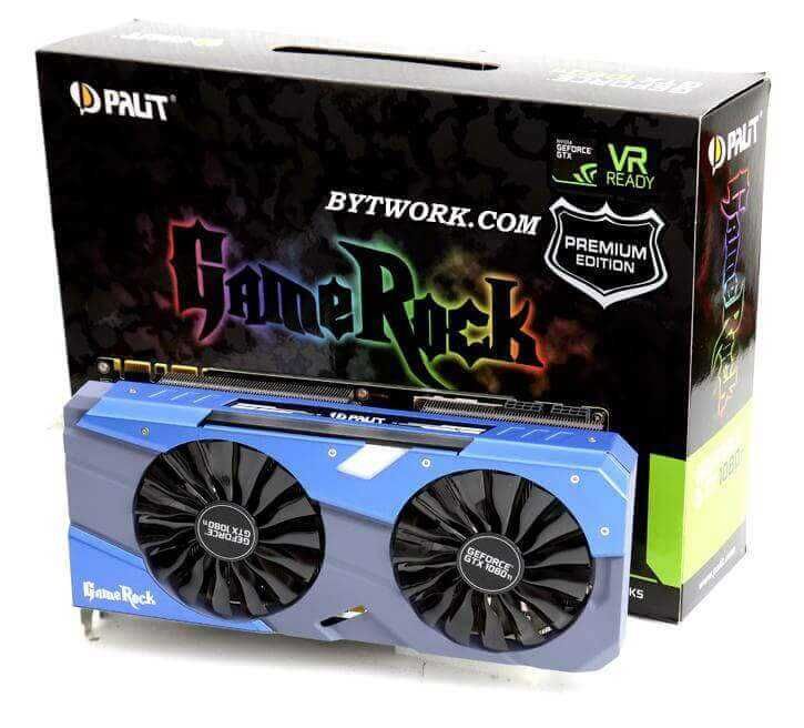 palit 1080 ti gamerock - купить компьютеры и комплектующие - Цена