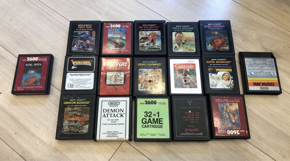 Zestaw gier Kartów do Atari 2600