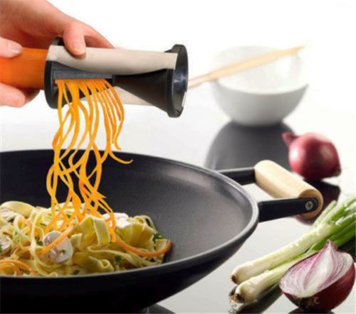 Espiralizador Manual Veggie cortador vegetais espiral vegetariano NOVO