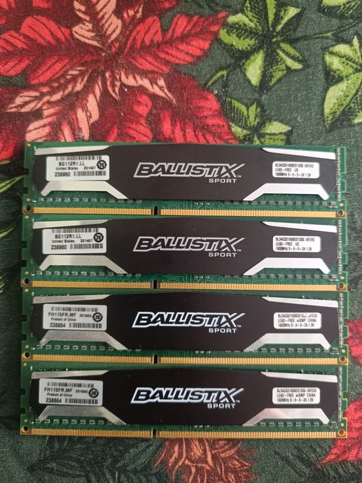 Crucial by Micron Ballistix Sport DDR3 4x4GB  1600Mhz