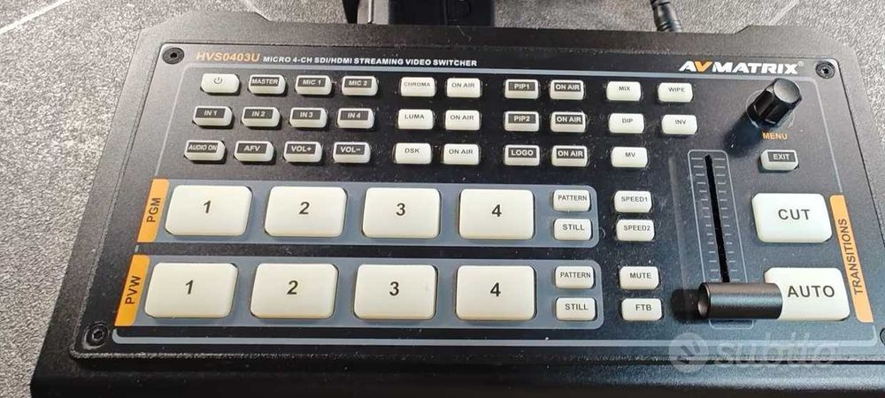 AVMATRIX HVS0403U - Switcher / Mesa Vídeo