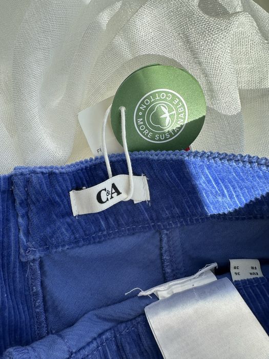 Нова спідниця елекктрик вельвет С&А