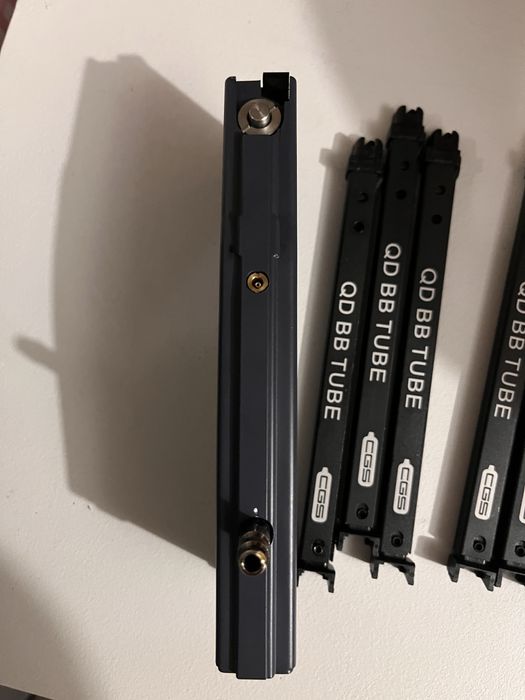 Carregador CGS/MWS airsoft com conector HPA e 9 tube-mags