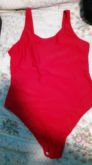 Fato banho vermelho XL