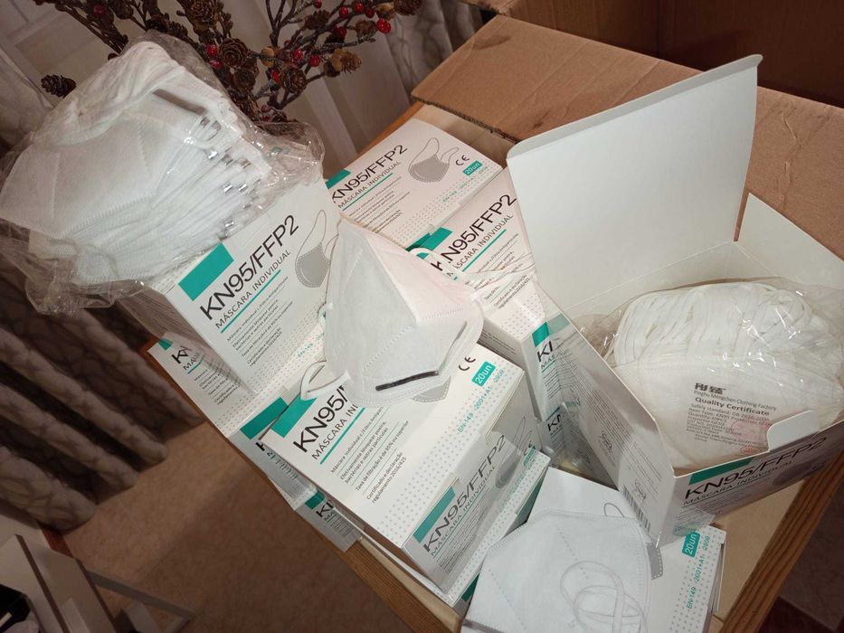 Máscara de Proteção c/Filtro Antiparticulas KN95/FFP2 - 25000 und