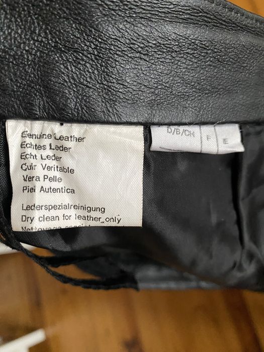 Spodnie skórzane damskie M