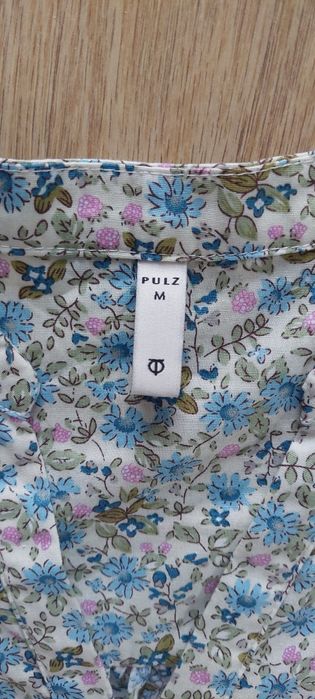 Pulz  r.M dziewczęca codzienna sukienka maxi, kwiatki, bawełna