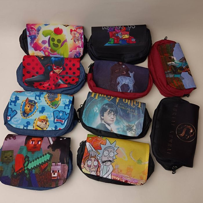 Пенал школьный Майнкрафт,бравл Старс, щенячий патруль и другие