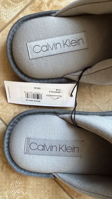Тапочки нові хатні Calvin Klein шльопанці капці оригінал