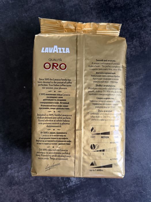 Kawa ziarnista Lavazza Qualita Oro 100% Arabica 1kg 1000g
