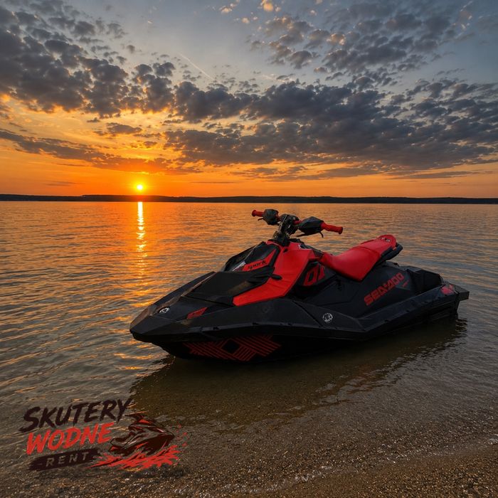 Wynajem skutera wodnego SeaDoo Spark TriXX 2021r. iBR VTS Zegrze Warszawa PROMOCJA CALY BAK PALIWA W CENIE