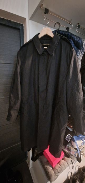 Пальто-плащ мужское новое 54-56 размер с подстежкой мех