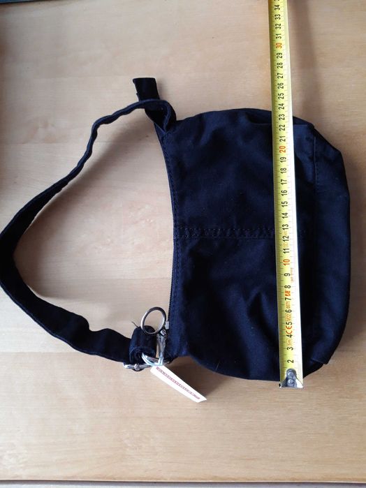 Torebka bawełniana czarna