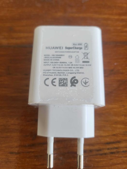 Huawei Super Charge мощностью 40W