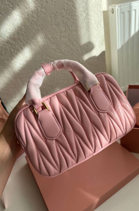 Сумка Miu Miu рожева люкс