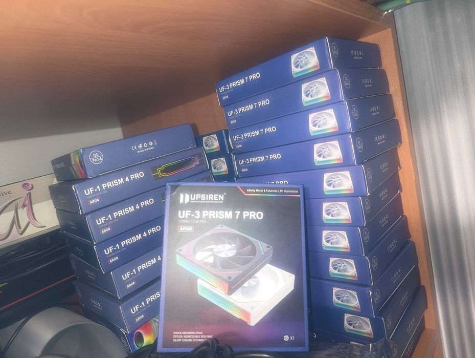 Кулера вентиляторы для ПК Prism 7 Pro белые черные Prism 4 Pro Reg Rev