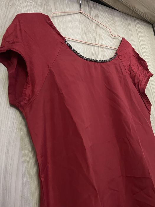 Blusa Laura Clement bordeaux