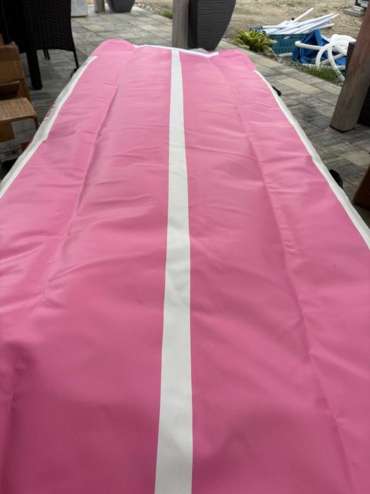 FBSPORT Mata gimnastyczna 3M 1m 10cm  Nadmuchiwany materac do ćwiczeń