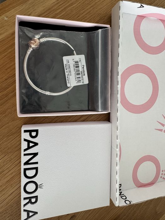 Nowa bransoletka Pandora oryginalna 586292CZ-18