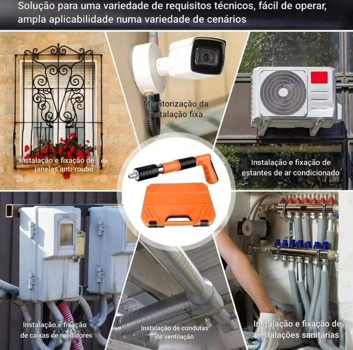 Pistola de pregos fulminante