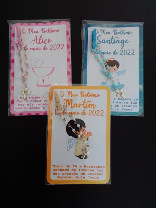 Lembrança Cartão com dezena / terço