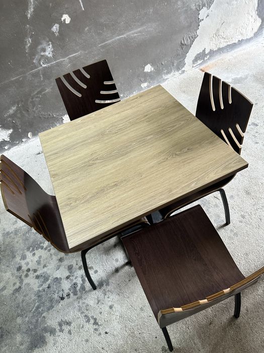 Mobiliario de cafe mesas/cadeiras usadas