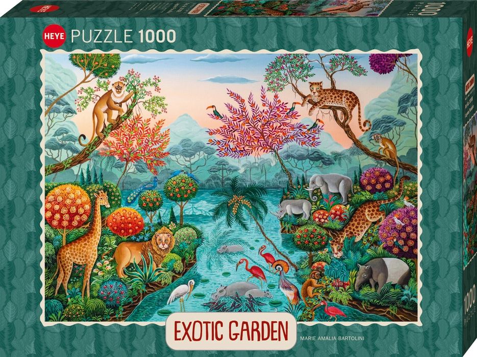 Puzzle 1000 elementów. Egzotyczny ogród. Raj. Nowy Produkt