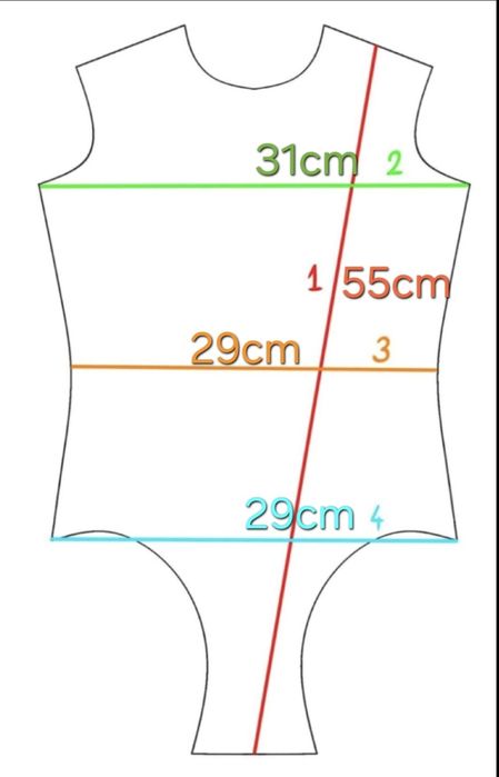 Strój startowy do gimnastyki artystycznej