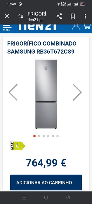 Frigorífico Samsung usado