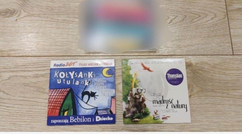 2 szt. Płyty CD kołysanki bajki