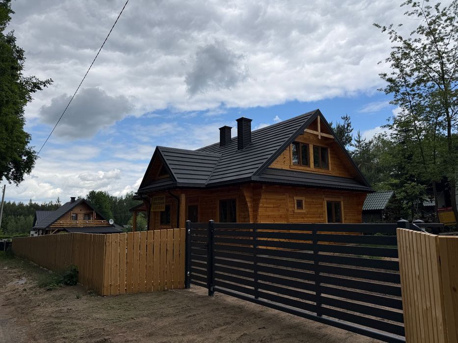Nowy dom z bala przy lesie – stan deweloperski - Widok 3