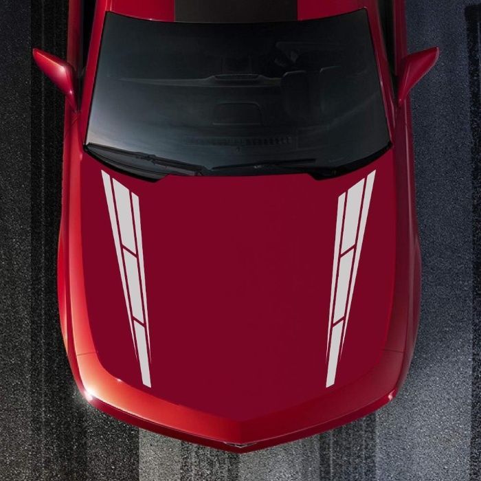 Наклейка на авто/машину капот 2 смужки 80*12см, стайлінг, тюнінг