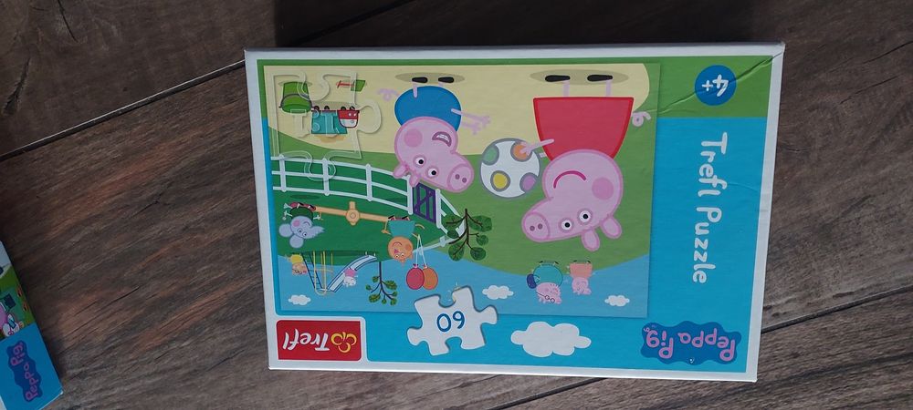 Zestaw puzzle Świnka Pepa Kicia Kocia i inne