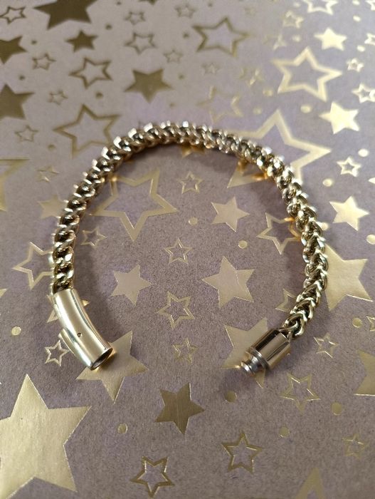 Bransoletka kolor żółte złoto nowa