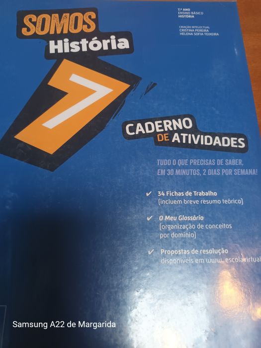 Livros de fichas do 7°ano